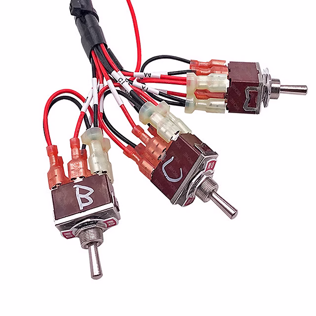 Mazo de cables del interruptor basculante para equipos industriales
