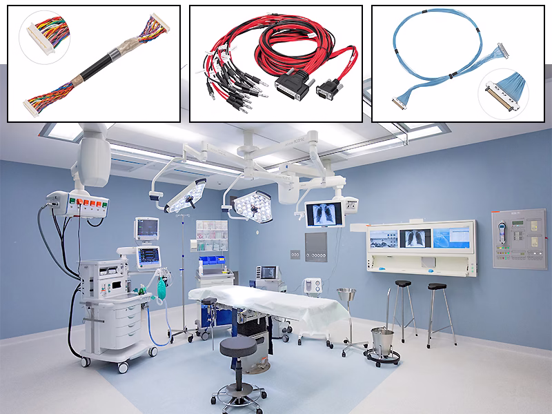 Mazo de cables médicos personalizados
