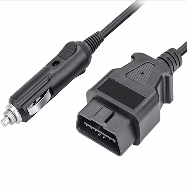 0BD Cable de 16P macho a clavija de cigarro