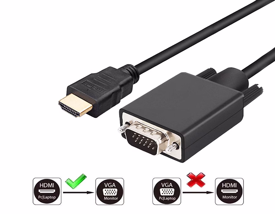 Cable VGA a HDMI