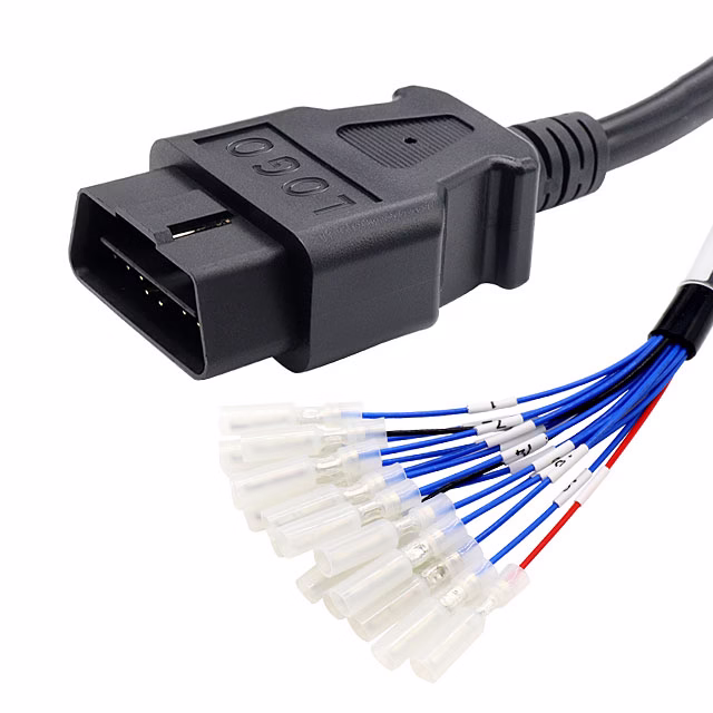 Personalizada de alta calidad OBD2 16-pin cable de conexión con cable de extensión