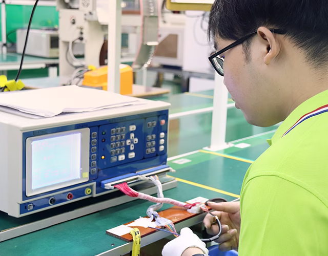 Pruebas de rendimiento de cables LVDS