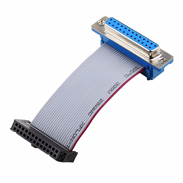 Cable remachado y perforado D-SUB de 25 orificios a IDC