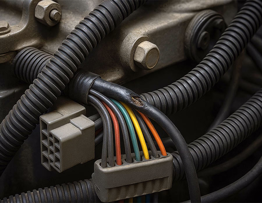 Fallo en el haz de cables